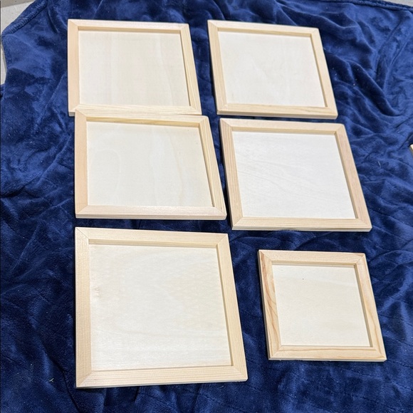 Unbranded Other - Unbranded Natural Wood Square Panel Set - Light Wood